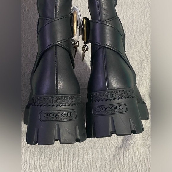 COACH • James Tall Buckled Riding Boots • Women’s - Picture 11 of 13